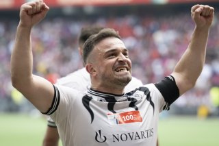 Xherdan Shaqiri: le grand homme de la 100e finale de la Coupe de Suisse. KEYSTONE/ANTHONY ANEX